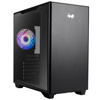In Win A5 BLACK Middle Tower Vetro Temperato No-Power mini ITX/microATX/ATX/E-ATX Nero