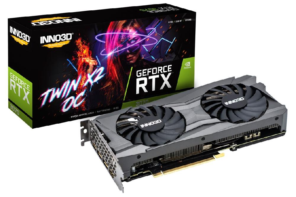 Inno3D GEFORCE RTX 3070 TWIN X2 OC LHR NVIDIA 8 GB GDDR6