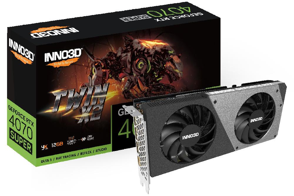 Inno3D GEFORCE RTX 4070 SUPER TWIN X2 NVIDIA 12 GB GDDR6X