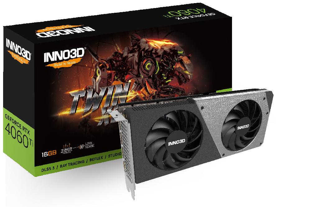 Inno3D N406T2-16D6-178055N scheda video NVIDIA GeForce RTX 4060 Ti 16 GB GDDR6