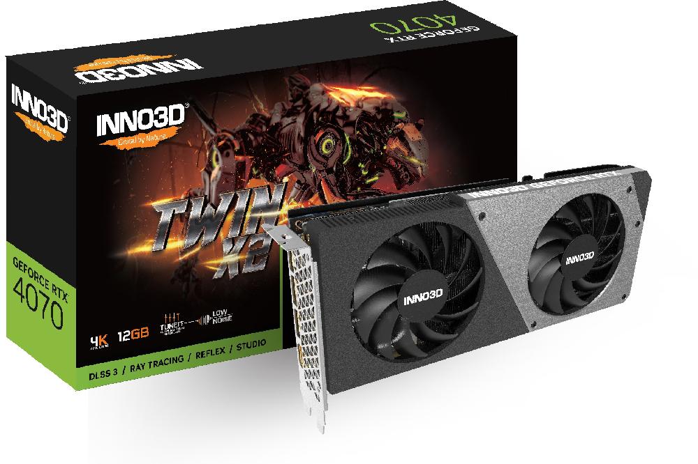 Inno3D N40702-126X-185252N scheda video NVIDIA GeForce RTX 4070 12 GB GDDR6X