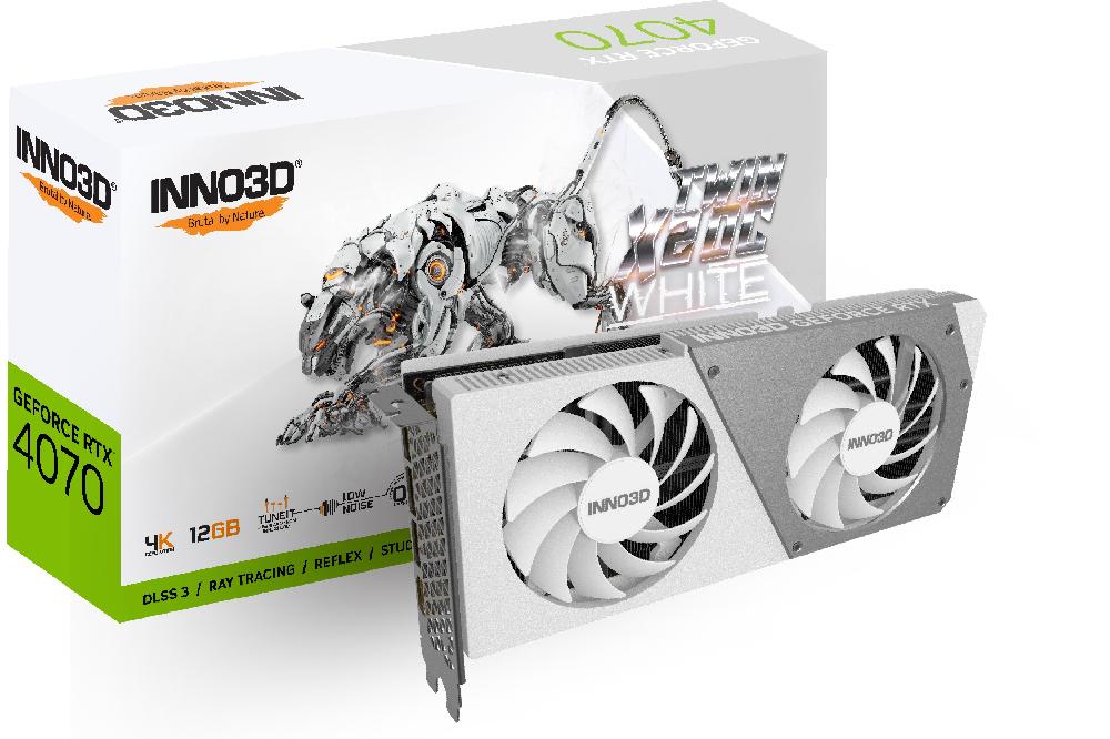 Inno3D N40702-126XX-185252W scheda video NVIDIA GeForce RTX 4070 12 GB GDDR6X