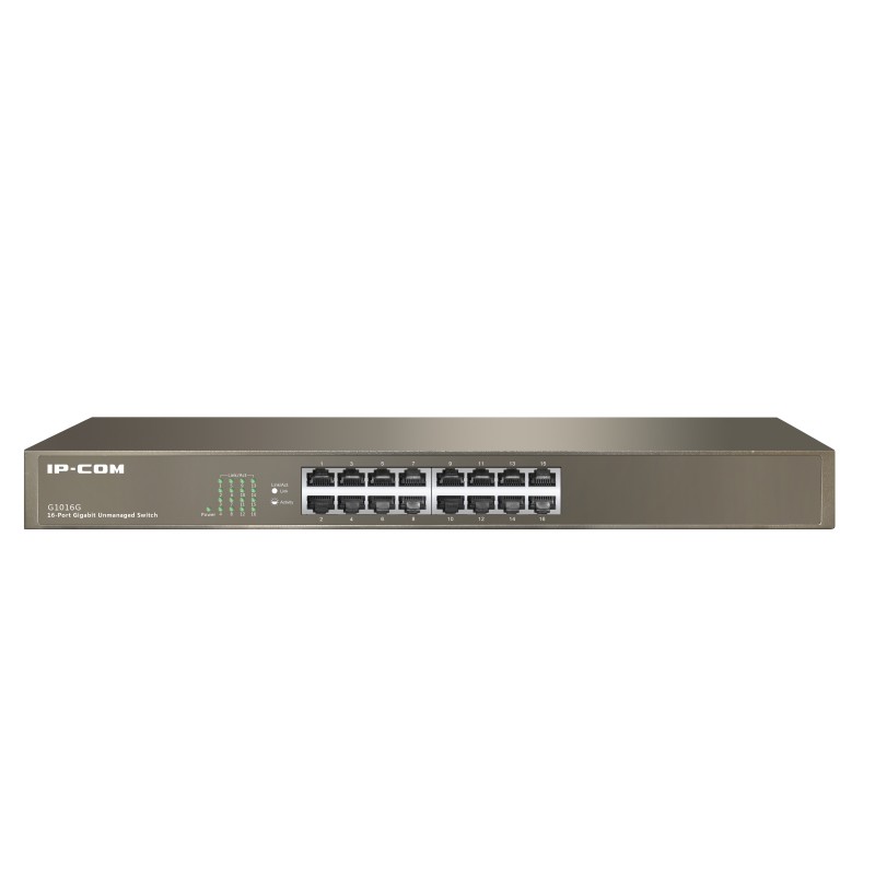 IP-COM Networks G1016G switch di rete Non gestito L2 Gigabit Ethernet (10/100/1000) 1U Bronzo
