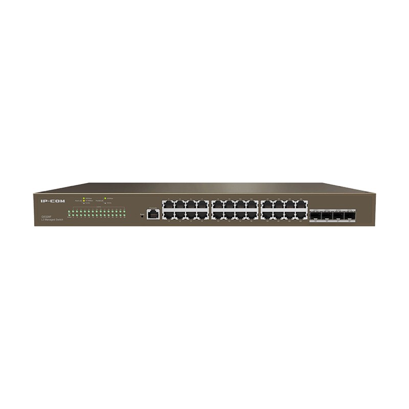 IP-COM Networks G5328F switch di rete Gestito L3 Gigabit Ethernet (10/100/1000) Grigio