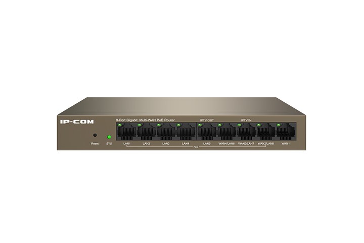 IP-COM Networks M20-8G-PoE router cablato Gigabit Ethernet Grigio