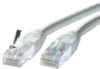 ITB 1m RJ-45 M/RJ-45 M cavo di rete Grigio Cat5