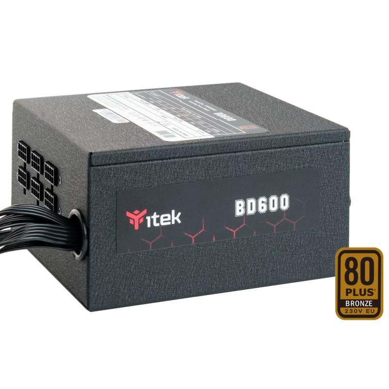 Itek BD600 Alimentatore Per Computer 600 W 24-pin ATX Nero