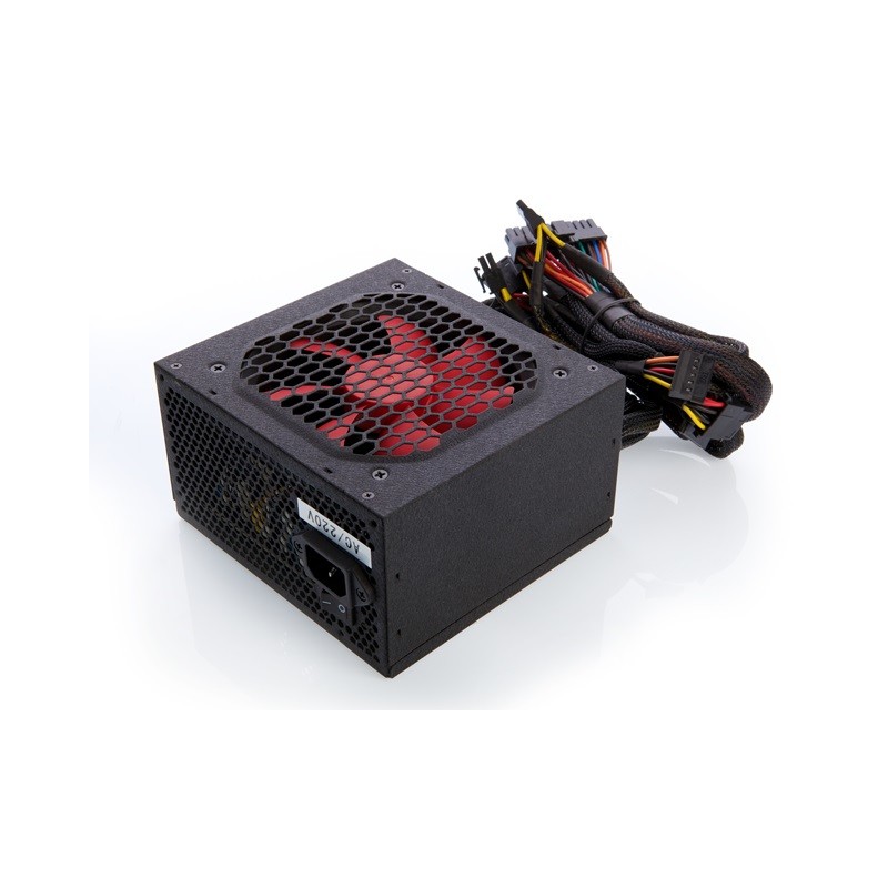 itek DESERT 550 alimentatore per computer W 20+4 pin ATX Nero Rosso