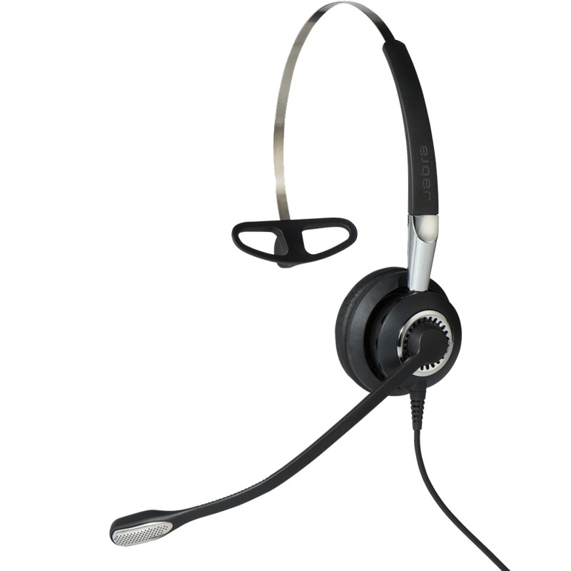 Jabra Biz 2400 II QD Mono UNC 3 in 1 Auricolare Cablato Passanuca A clip Padiglione Ufficio Nero Argento