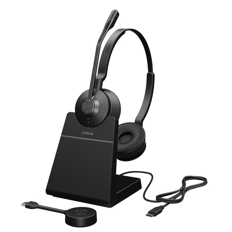 Jabra Engage 55 Auricolare Wireless A Padiglione Ufficio Nero Titanio