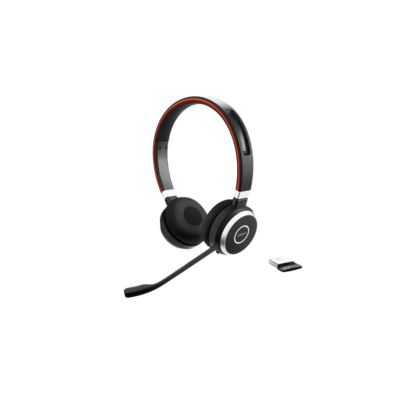 Jabra Evolve 65 Auricolare Con cavo e senza A Padiglione Musica Chiamate Micro-USB Bluetooth Nero