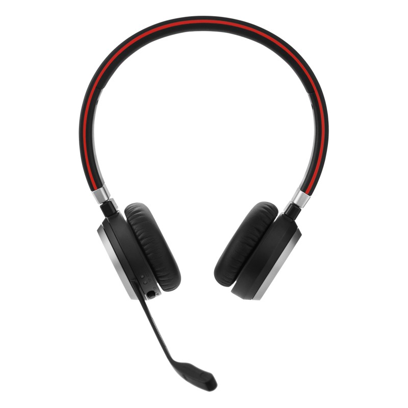 Jabra Evolve 65 Auricolare Con cavo e senza A Padiglione Musica Chiamate Micro-USB Bluetooth Base di ricarica Nero