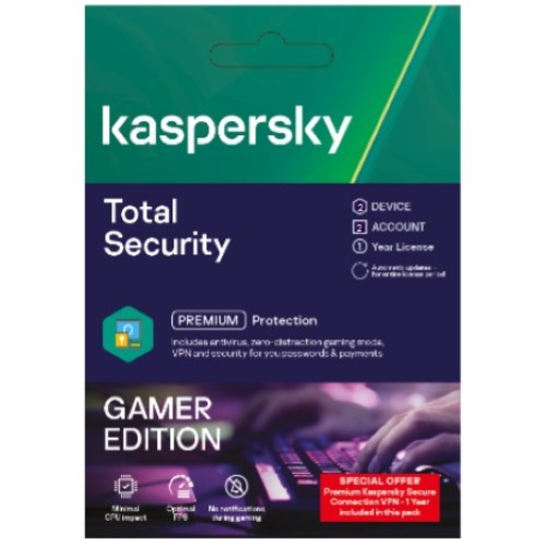 Kaspersky Total Security 2019 Sicurezza antivirus Full ITA 1 licenza/e anno/i
