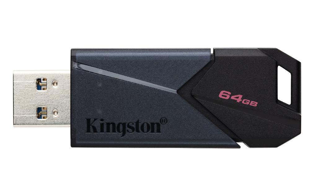 Kingston Technology DataTraveler 64GB Portable USB 3.2 Gen 1 Exodia Onyx