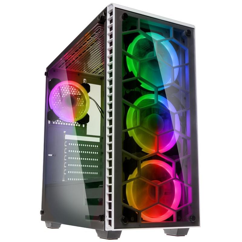Kolink OBSERVATORY WHITE Midi Tower Nero Bianco