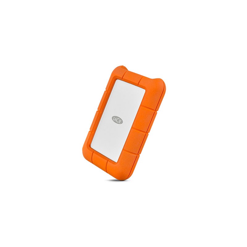 LaCie Rugged USB-C disco rigido esterno 2 TB Arancione Argento
