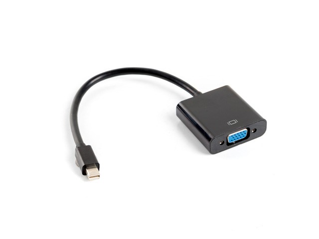 Lanberg AD-0006-BK cavo e adattatore video 0.2 m VGA (D-Sub) Mini DisplayPort Nero
