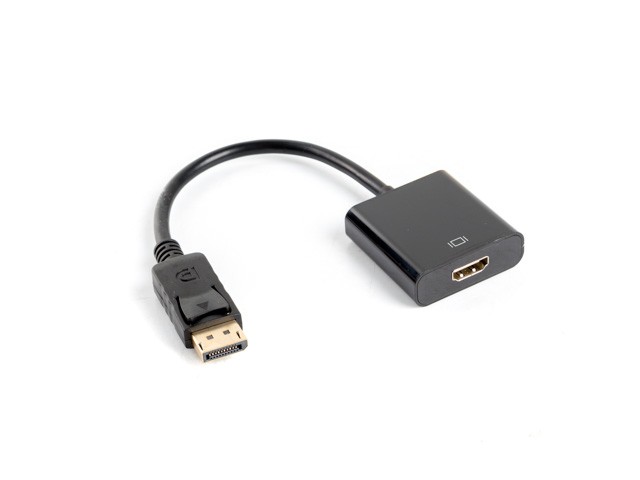 Lanberg AD-0009-BK cavo e adattatore video 0.1 m DisplayPort HDMI tipo A (Standard) Nero