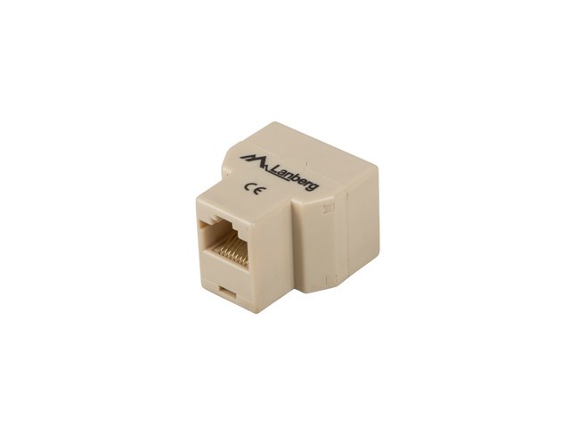 Lanberg AD-RJ45-2RJ45-OU divisore di rete Beige