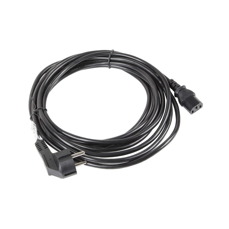 Lanberg CA-C13C-11CC-0100-BK cavo di alimentazione Nero 10 m Accoppiatore C13 CEE7/7