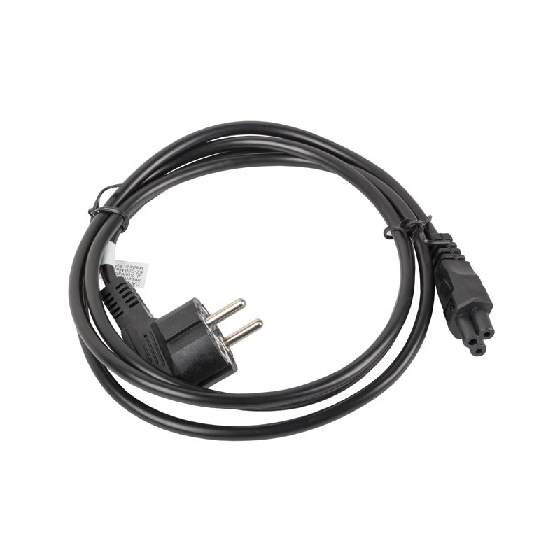 Lanberg CA-C5CA-11CC-0018-BK cavo di alimentazione Nero 1.8 m CEE7/7 Accoppiatore C5