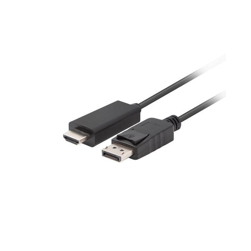 Lanberg CA-DPHD-11CC-0018-BK adattatore per inversione del genere dei cavi DisplayPort HDMI Nero