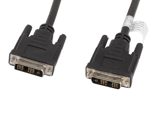 Lanberg CA-DVIS-10CC-0030-BK cavo DVI 3 m DVI-D Nero