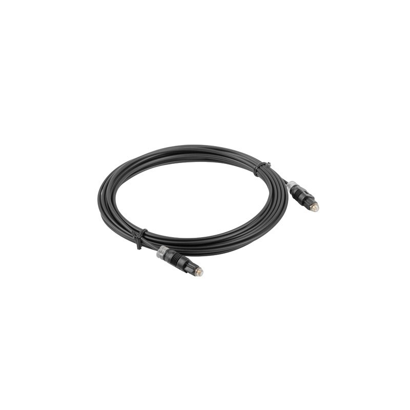 Lanberg CA-TOSL-10CC-0010-BK cavo InfiniBand e in fibra ottica 1 m TOSLINK Nero