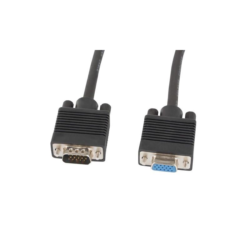 Lanberg CA-VGAC-10CC-0018-B+ cavo VGA 1.8 m (D-Sub) Nero