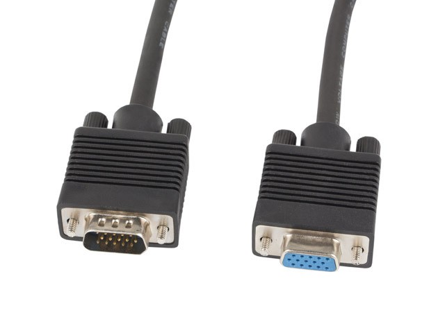 Lanberg CA-VGAC-10CC-0030-B+ cavo VGA 3 m (D-Sub) Nero