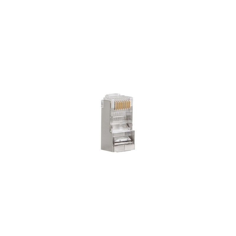Lanberg PLS-5000 cavo di collegamento RJ-45 Acciaio inossidabile Trasparente