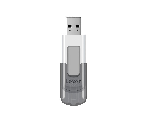 Lexar JumpDrive V100 unità flash USB 64 GB USB tipo A 3.2 Gen 1 (3.1 Gen 1) Grigio Bianco
