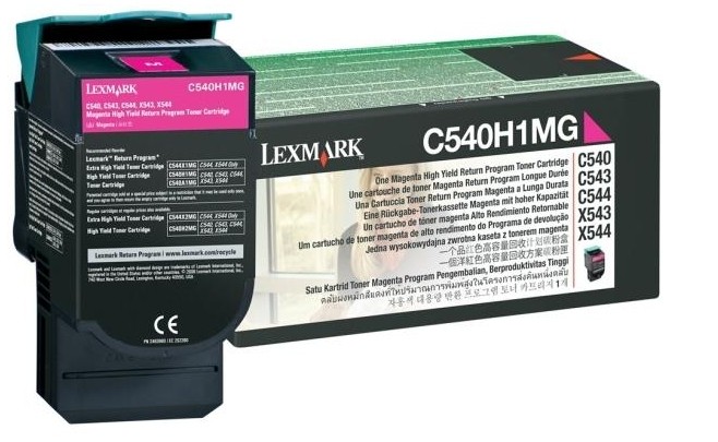 Lexmark C540H1MG cartuccia toner 1 pz Originale Magenta