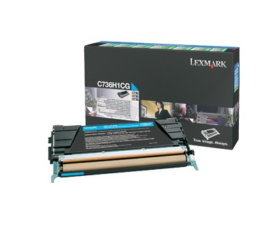 Lexmark C736H1CG cartuccia toner 1 pz Originale Ciano