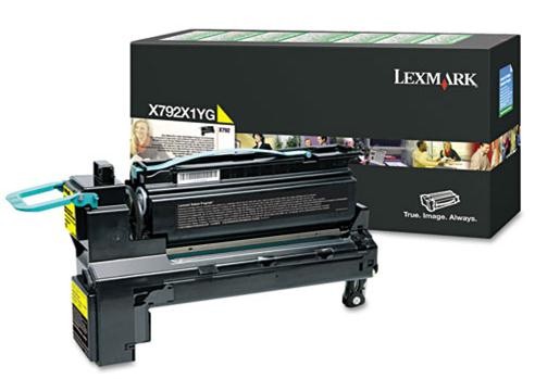 Lexmark X792X1YG cartuccia toner 1 pz Originale Giallo