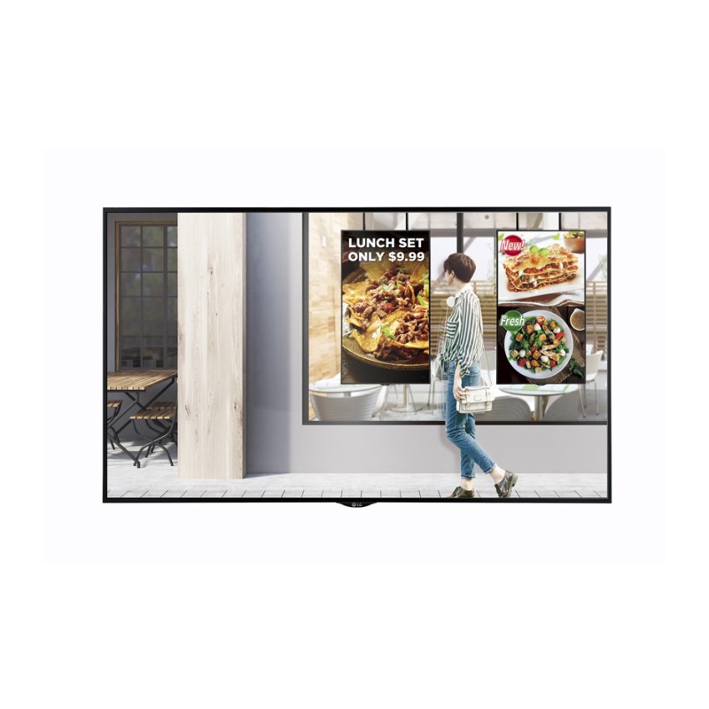 LG 55XS2E-B visualizzatore di messaggi Pannello piatto per segnaletica digitale 139.7 cm (55") LCD 2500 cd/m² Full HD Nero Web