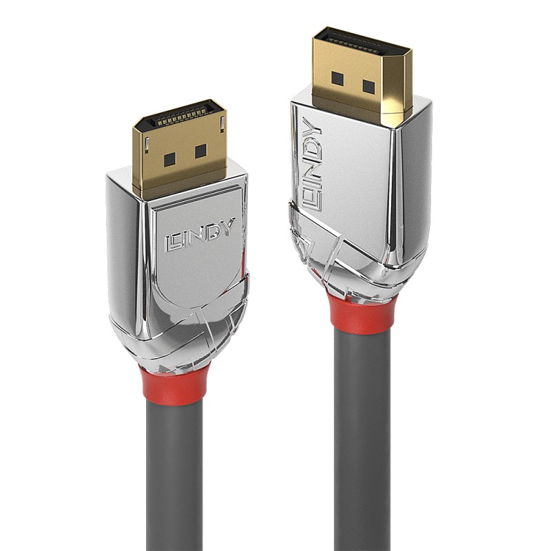 Lindy 36303 cavo DisplayPort 3 m Cromo Grigio