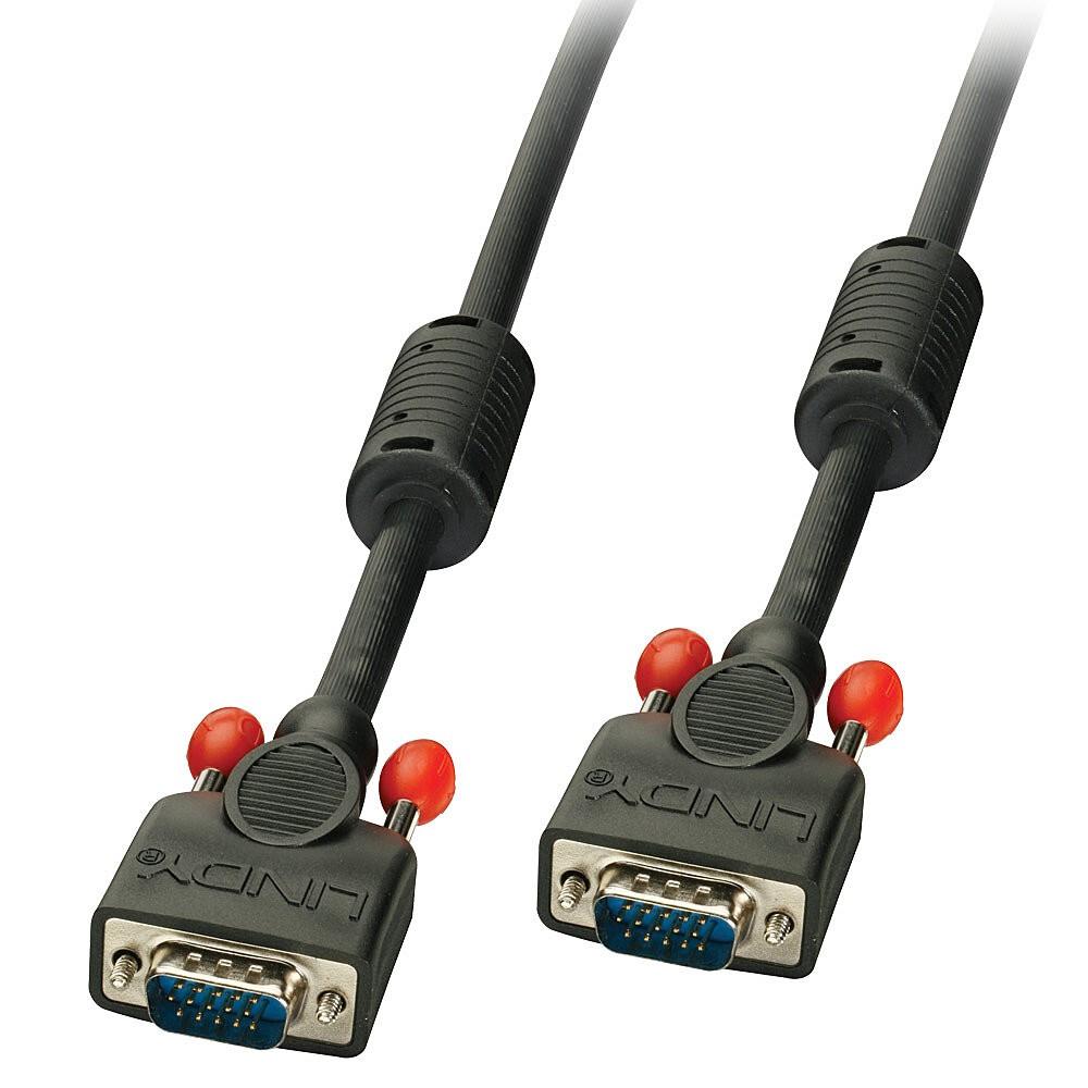 Lindy 36371 cavo VGA 0.5 m (D-Sub) Nero
