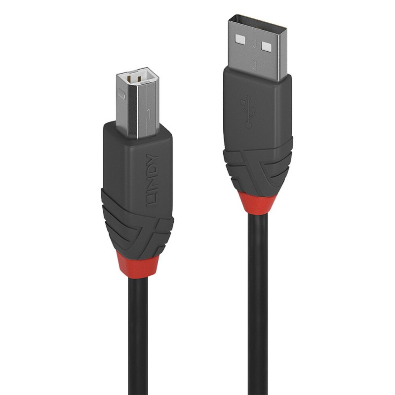Lindy 36673 cavo USB 2 m 2.0 A B Nero