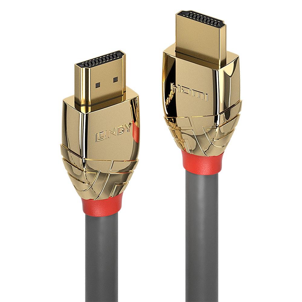 Lindy 37864 cavo HDMI 5 m HDMI tipo A (Standard) Oro Grigio