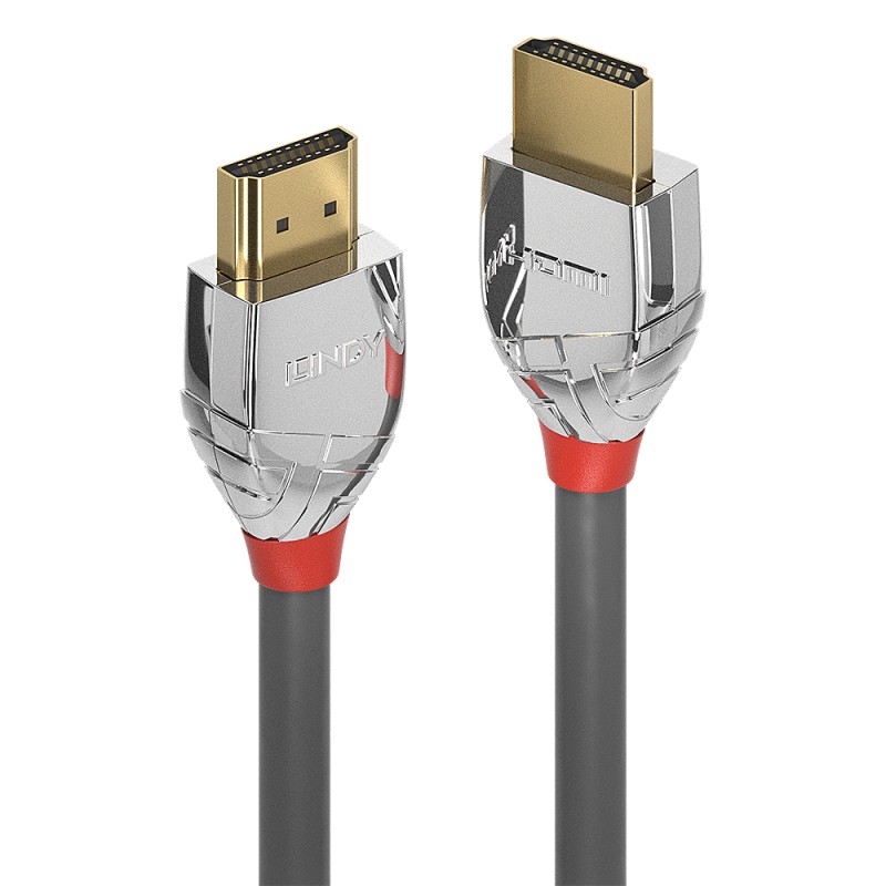 Lindy 37872 cavo HDMI 2 m tipo A (Standard) Grigio Argento