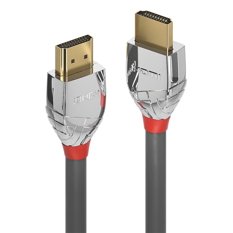 Lindy 37874 cavo HDMI 5 m tipo A (Standard) Grigio Argento
