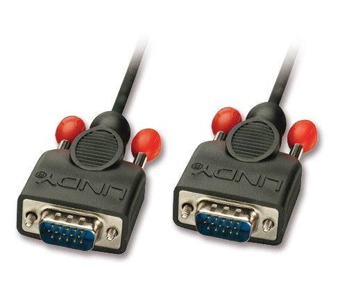 Lindy 5m HD15 cavo VGA (D-Sub) Nero