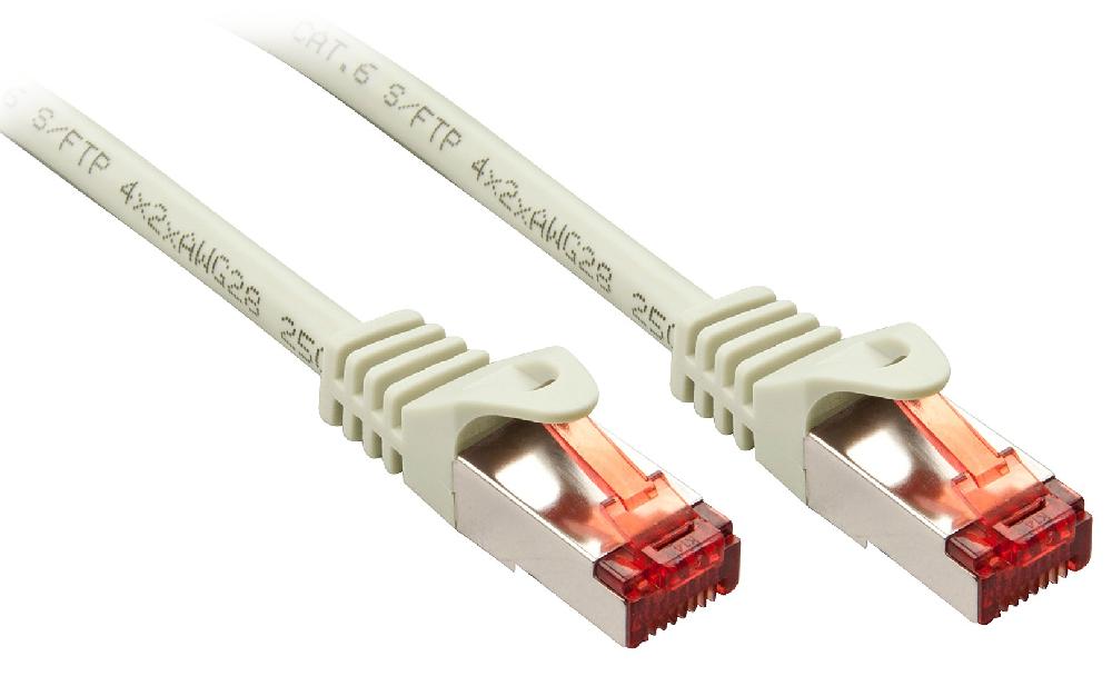 Lindy Cat.6 S/FTP 0.3m cavo di rete Grigio 0.3 m Cat6 (S-STP)