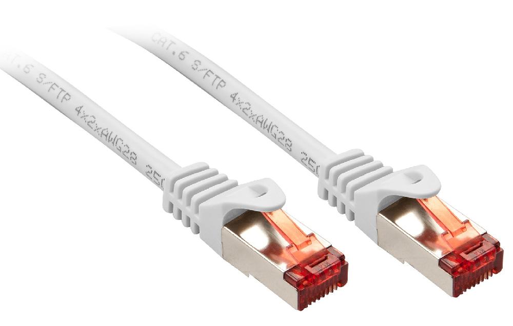 Lindy Cat.6 S/FTP 1m cavo di rete Bianco Cat6 (S-STP)