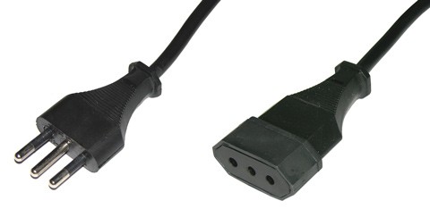 Link Accessori 02506 cavo di alimentazione Nero 3 m Spina tipo L Accoppiatore C13