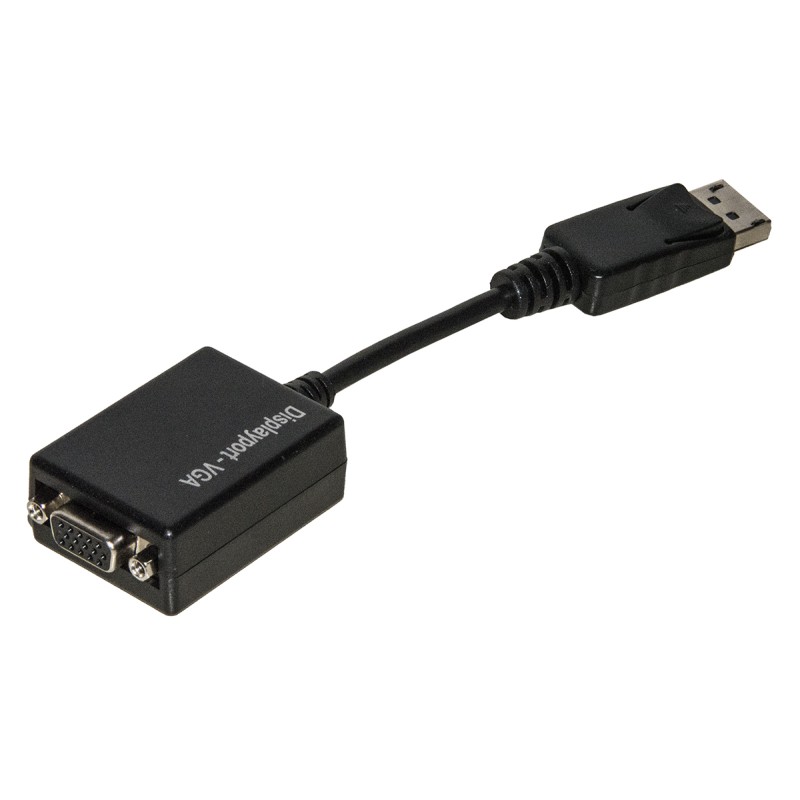 Link Accessori LKADAT19 cavo e adattatore video 0.15 m VGA (D-Sub) DisplayPort Nero