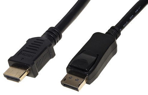 Link Accessori LKCDPH18 cavo e adattatore video 1.8 m DisplayPort HDMI tipo A (Standard) Nero