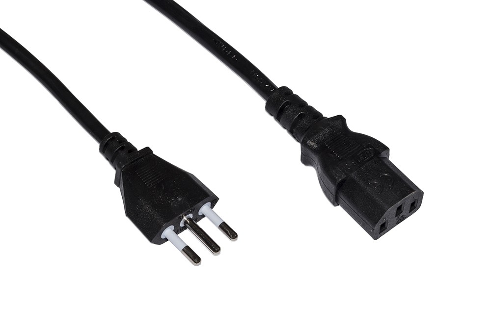 Link Accessori LKIT18 cavo di alimentazione Nero 1.8 m Spina tipo L Accoppiatore C13