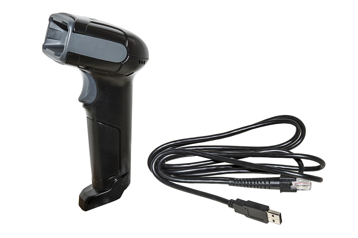 Link Accessori LKLET19 lettore di codici a barre Lettore di codici a barre portatile 1D/2D Diodo per foto Nero Grigio